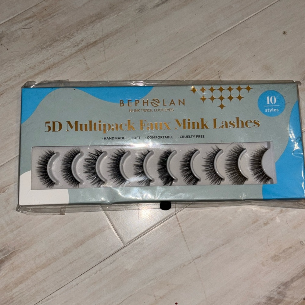 NIB 5D Multipack Faux Mink Lashes (10 styles/pack)